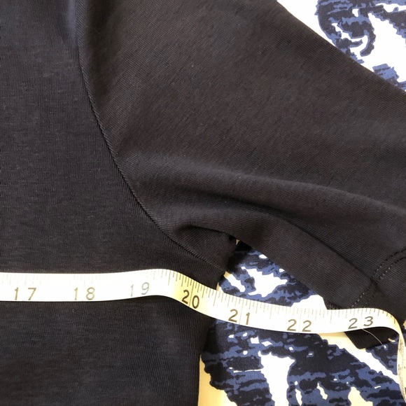 Talbots, LP, 100% Pima Cotton dark blue T-Shirt. - Picture 4 of 7